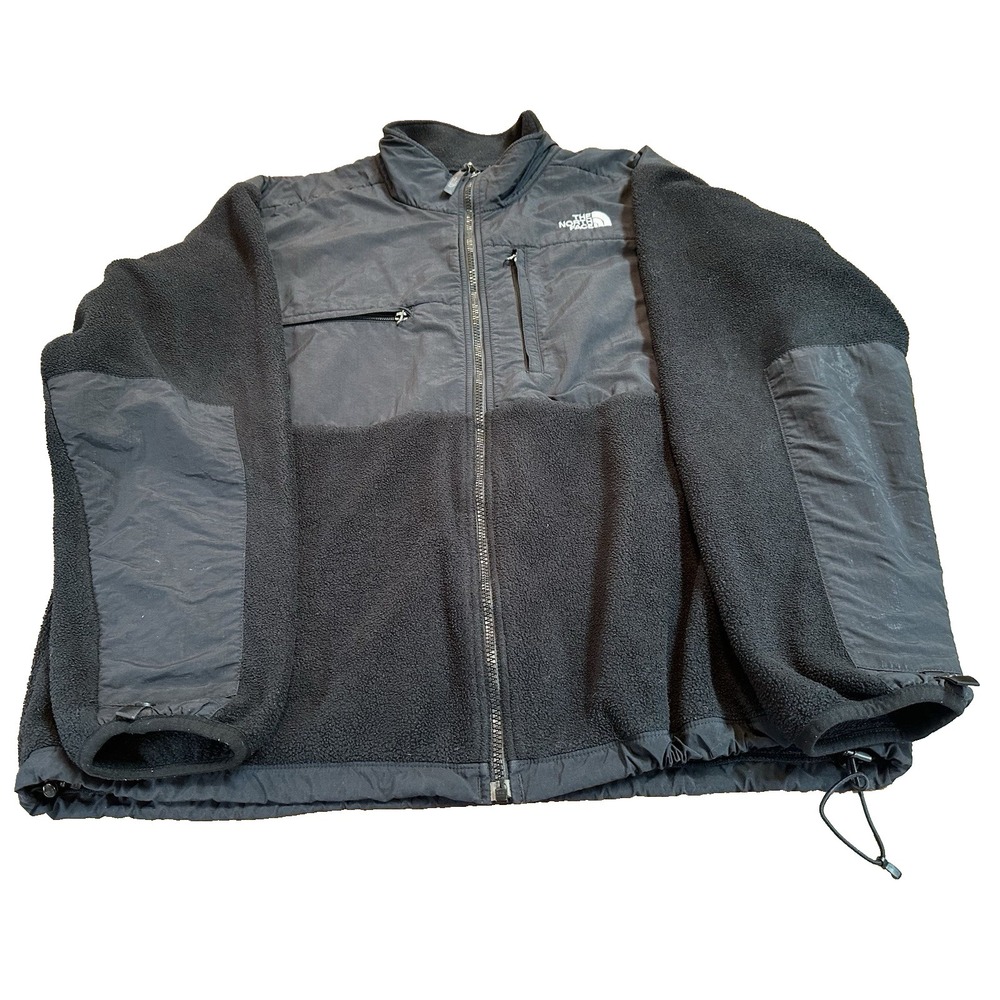 The‎ North Face Mens Polartec Fleece Jacket Full Zip Black Size XL